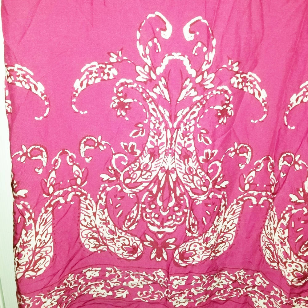 Tommy Bahama Maxi Dress Pink Embroidery - Picture 3 of 5